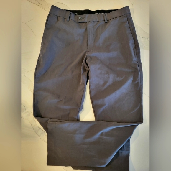 Apt. 9 Dark Gray Premier Flex Extra Slim Fit Dress Pants 32 x 30 - Picture 1 of 3